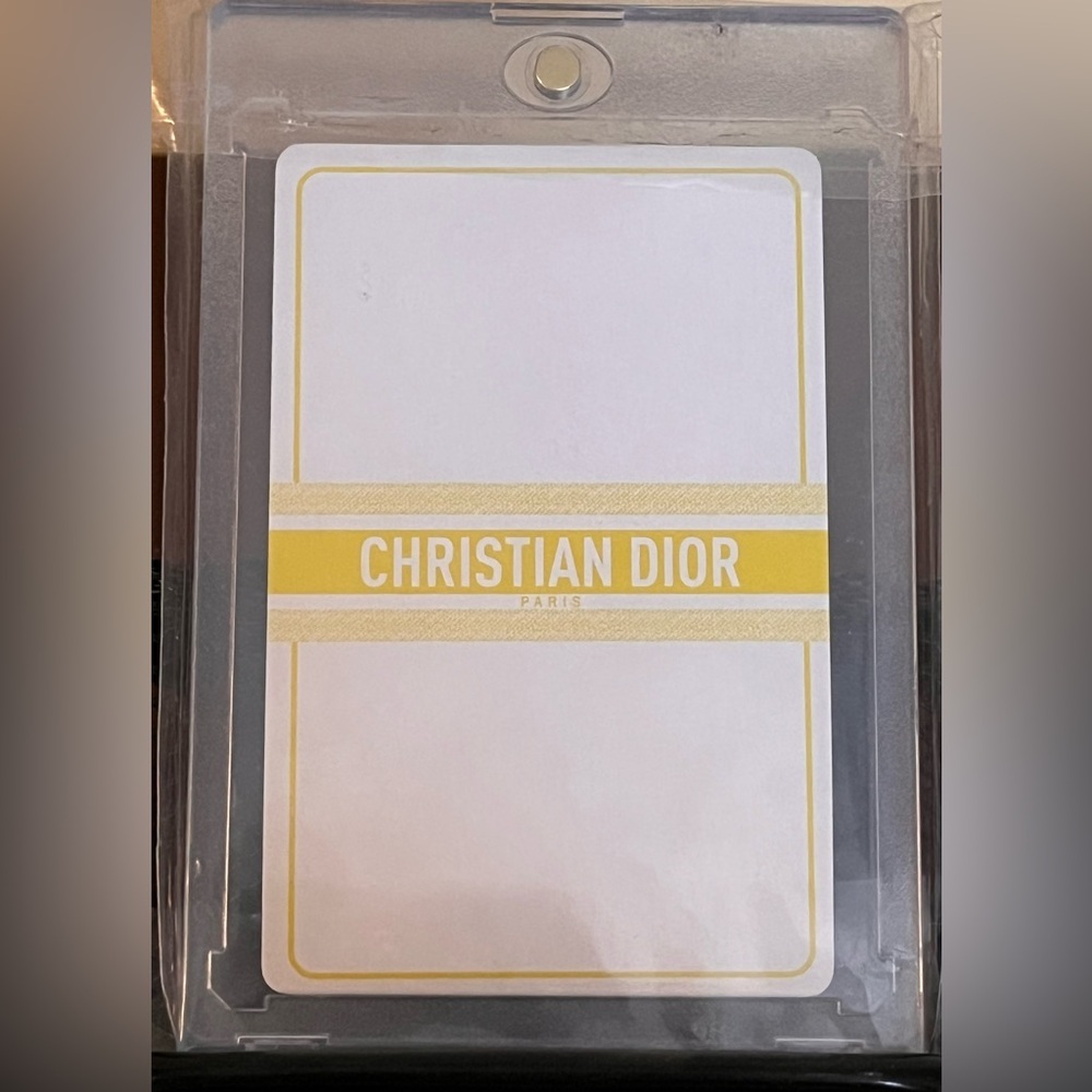Christian Dior Nine of Clubs Playing Card